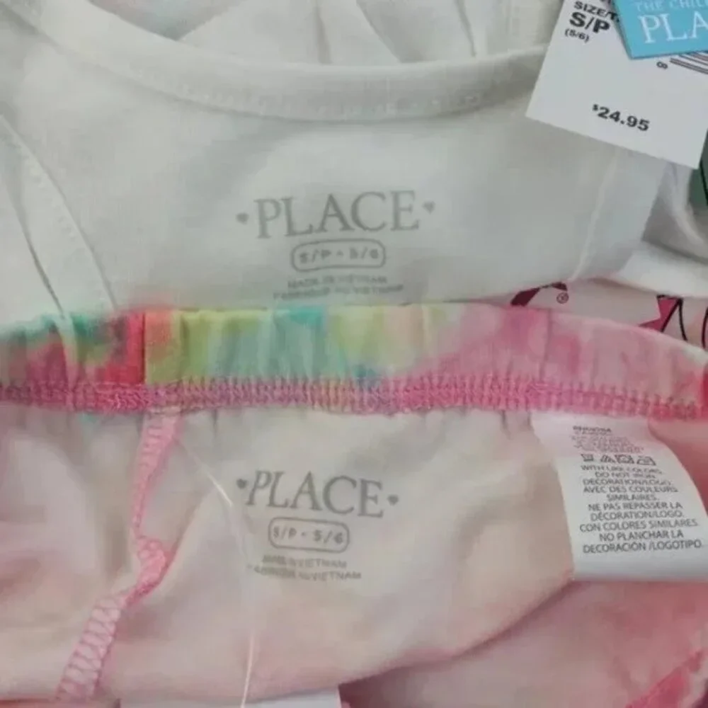 The Children'e Place Unicron Tank Tops & Tie Dye Short Bundle Size S